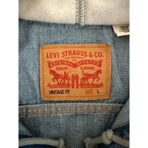 Levi’s Men’s Vintage Fit Hybrid Denim Jacket Size Large - Picture 2 of 3